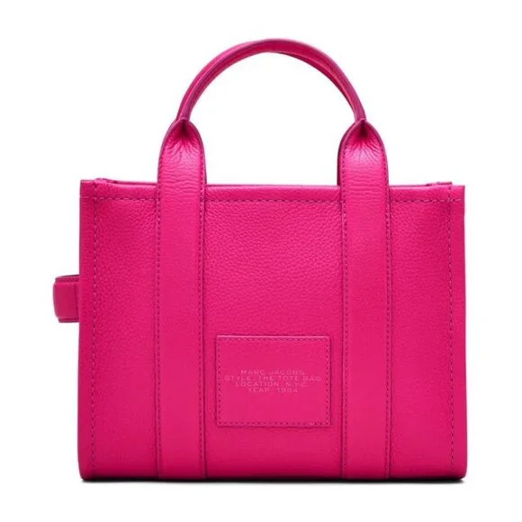 MARC JACOBS The Leather Small Tote – Hot Pink - Picture 2 of 9